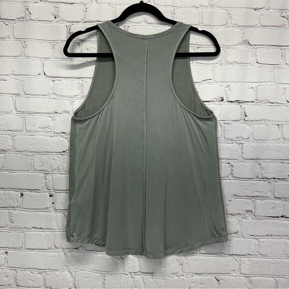 Evereve Splendid Collection Alanis Tank Top Women's Size M OliveBrown Boho Beach - Picture 4 of 8